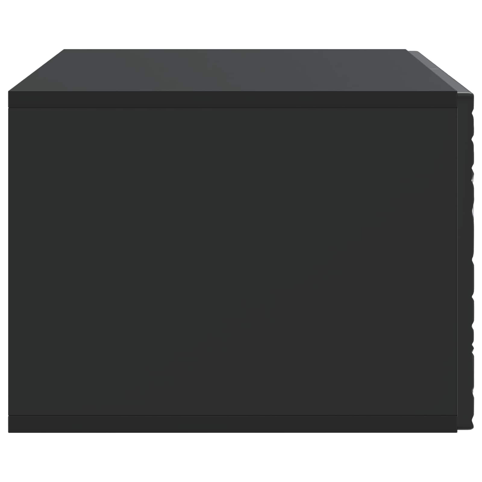 vidaXL Wall-Mounted TV Cabinet 98 x 31 cm Black Engineered Wood 6