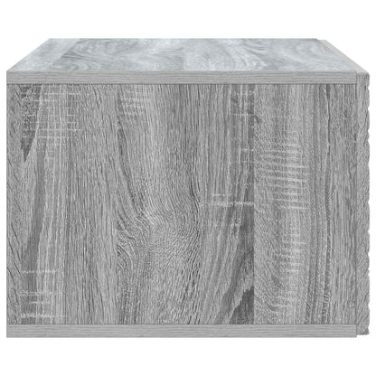 vidaXL Wall-Mounted TV Cabinet 98 x 31 cm Grey Sonoma Engineered Wood 6