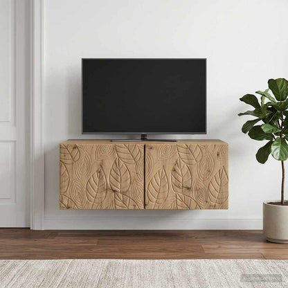 vidaXL Wall-Mounted TV Cabinet 98 x 31 cm Artisan Oak Engineered Wood 3