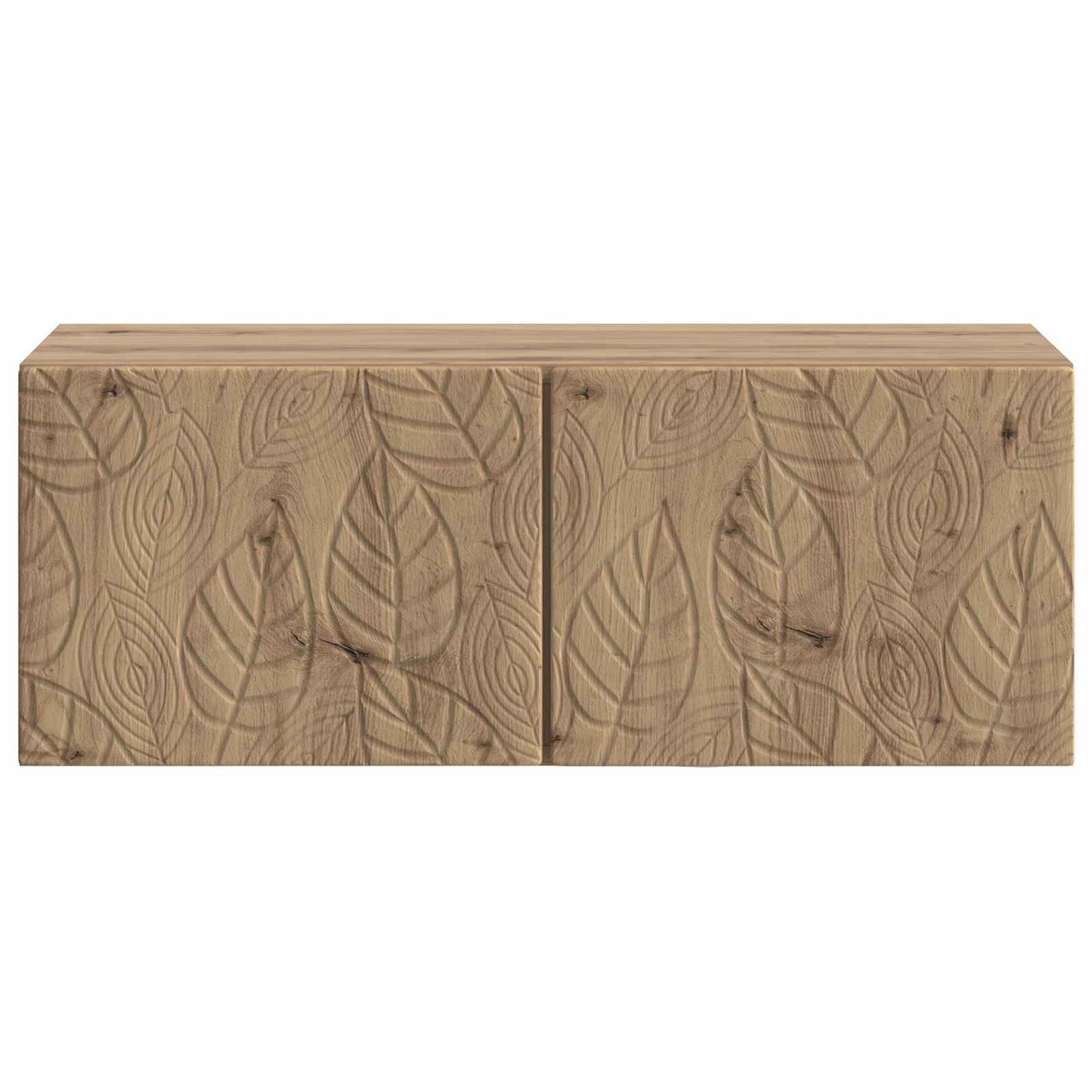 vidaXL Wall-Mounted TV Cabinet 98 x 31 cm Artisan Oak Engineered Wood 5