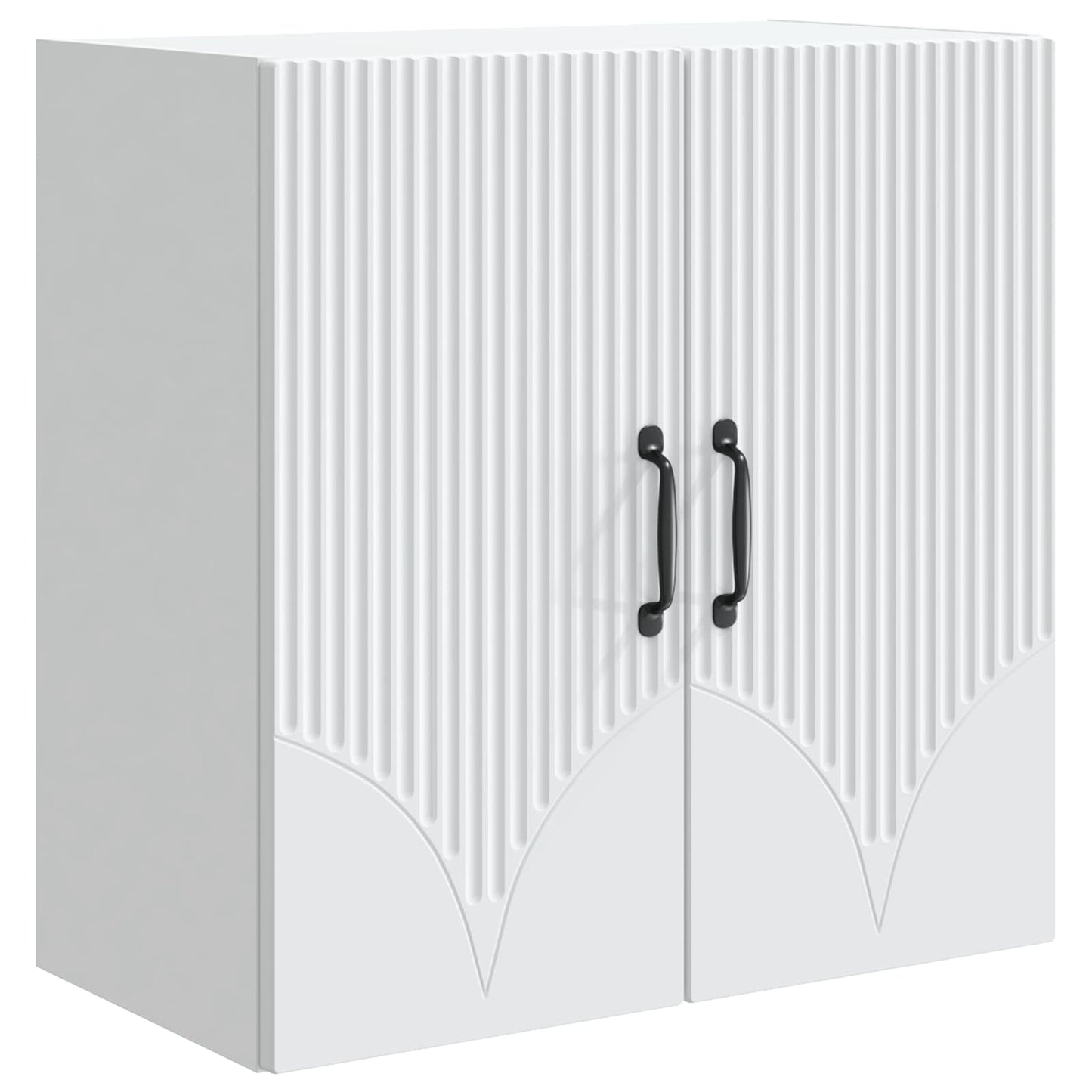 vidaXL Wall-Mounted Cabinet White 59 x 31 x 60 cm Engineered Wood 2