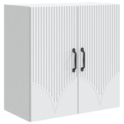 vidaXL Wall-Mounted Cabinet White 59 x 31 x 60 cm Engineered Wood 2