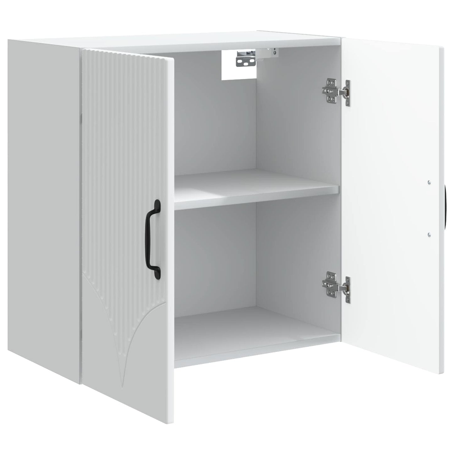 vidaXL Wall-Mounted Cabinet White 59 x 31 x 60 cm Engineered Wood 3