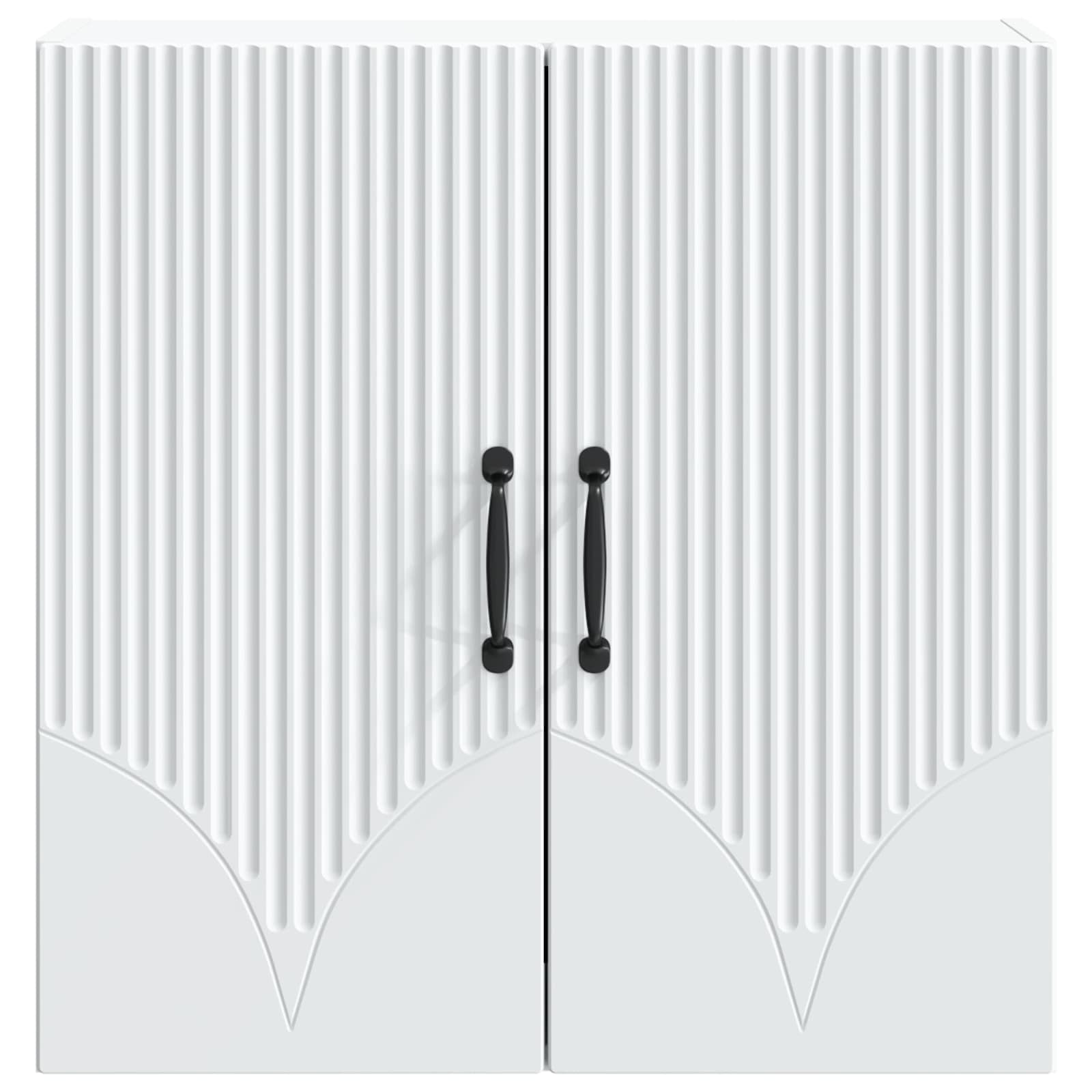 vidaXL Wall-Mounted Cabinet White 59 x 31 x 60 cm Engineered Wood 4