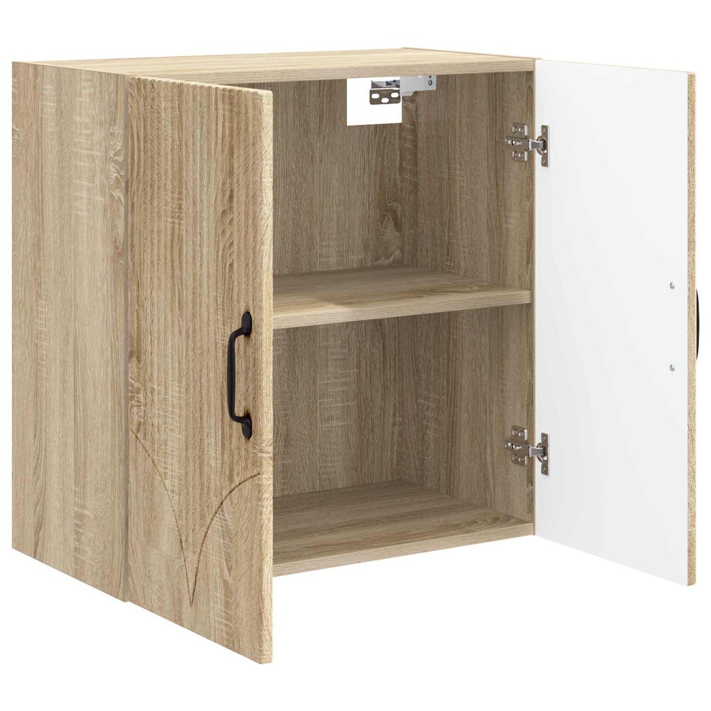 vidaXL Wall-Mounted Cabinet 59 x 31 x 60 cm Engineered Wood Sonoma Oak 3