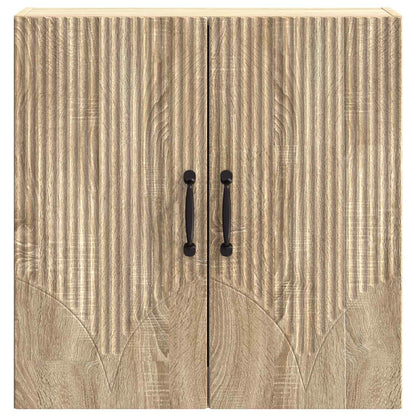 vidaXL Wall-Mounted Cabinet 59 x 31 x 60 cm Engineered Wood Sonoma Oak 4