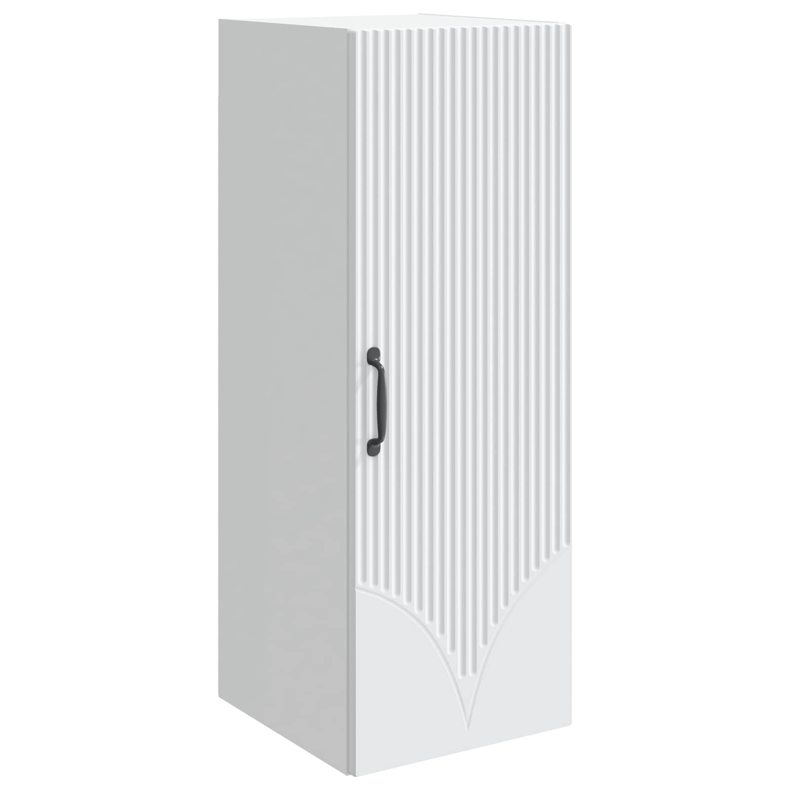 vidaXL Wall-Mounted Cabinet White 33 x 34.5 x 90 cm Engineered Wood 2