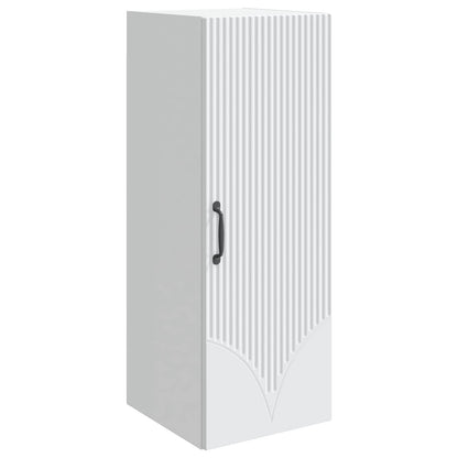 vidaXL Wall-Mounted Cabinet White 33 x 34.5 x 90 cm Engineered Wood 2