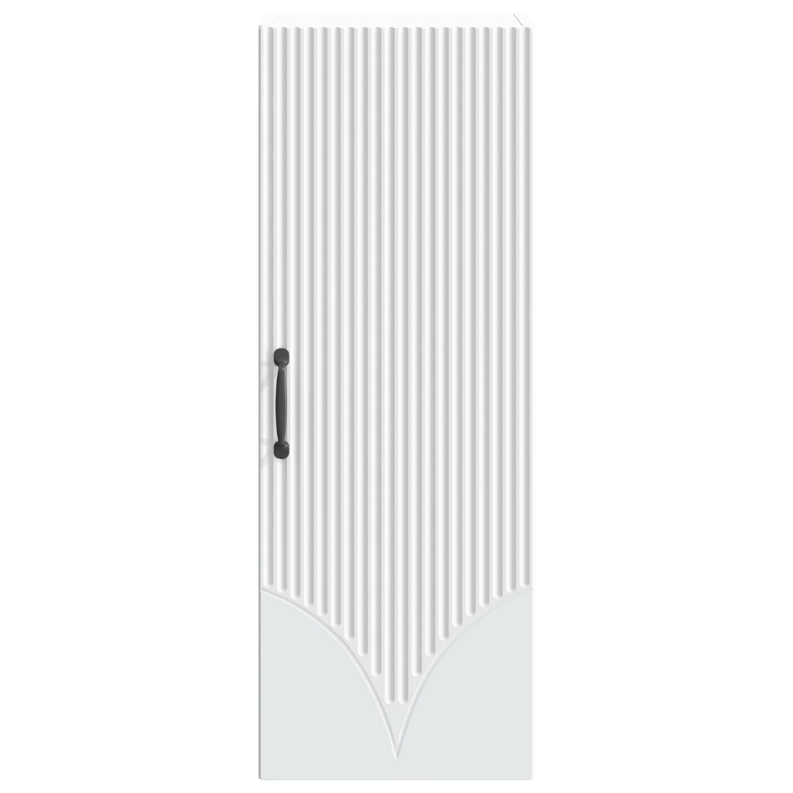 vidaXL Wall-Mounted Cabinet White 33 x 34.5 x 90 cm Engineered Wood 4