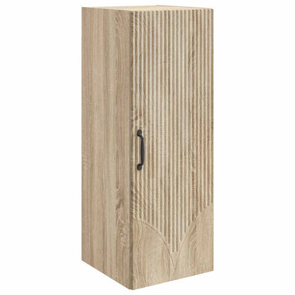 vidaXL Wall-Mounted Cabinet 33 x 34.5 x 90 cm Engineered Wood 2