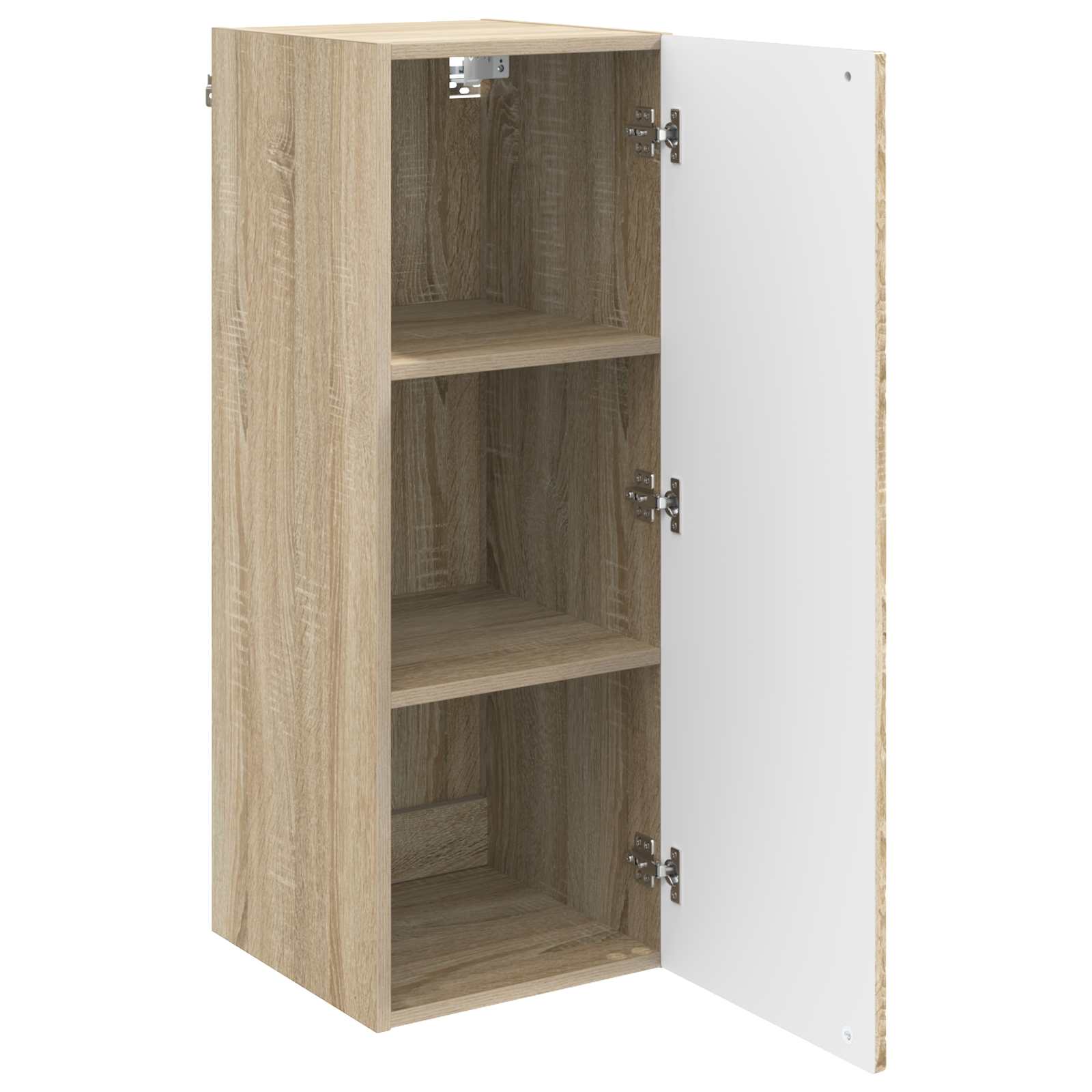 vidaXL Wall-Mounted Cabinet 33 x 34.5 x 90 cm Engineered Wood 3