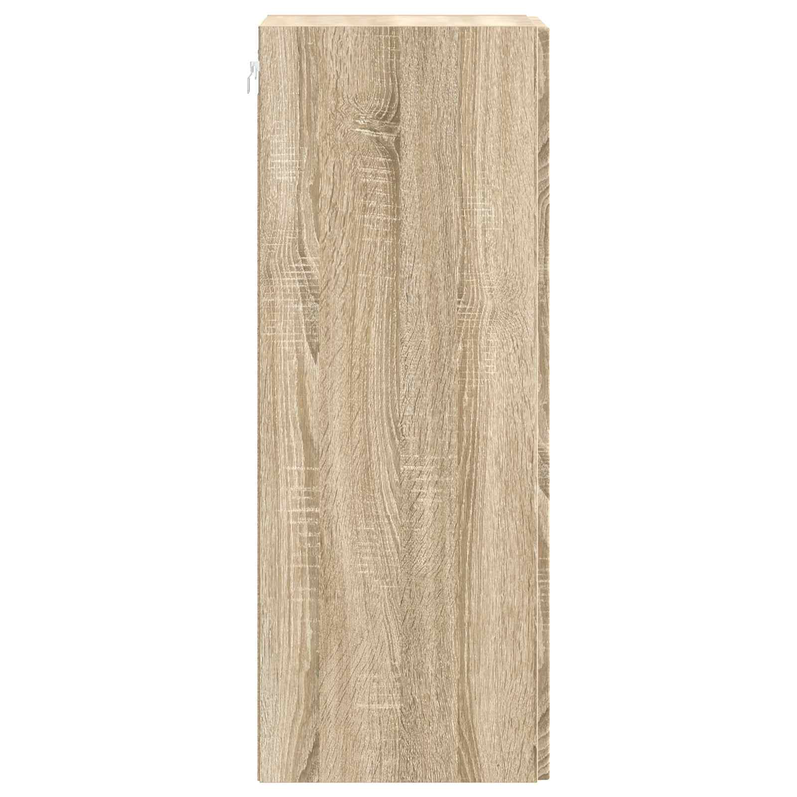 vidaXL Wall-Mounted Cabinet 33 x 34.5 x 90 cm Engineered Wood 5