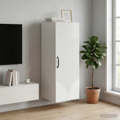 vidaXL Wall-Mounted Cabinet 33 x 34.5 x 90 cm Engineered Wood 1