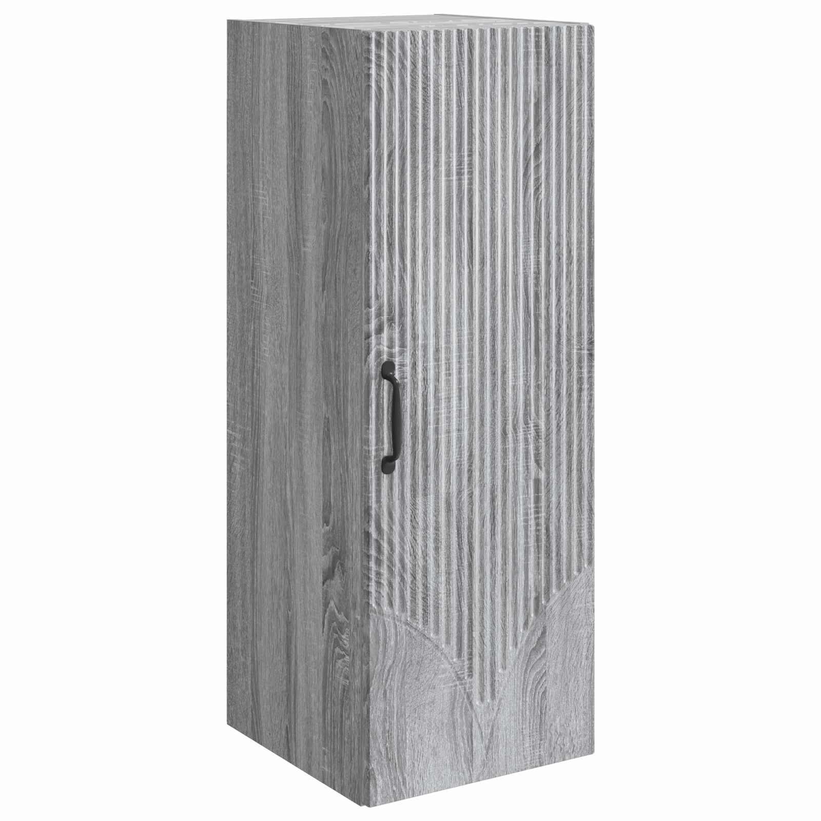 vidaXL Wall-Mounted Cabinet 33 x 34.5 x 90 cm Engineered Wood 2