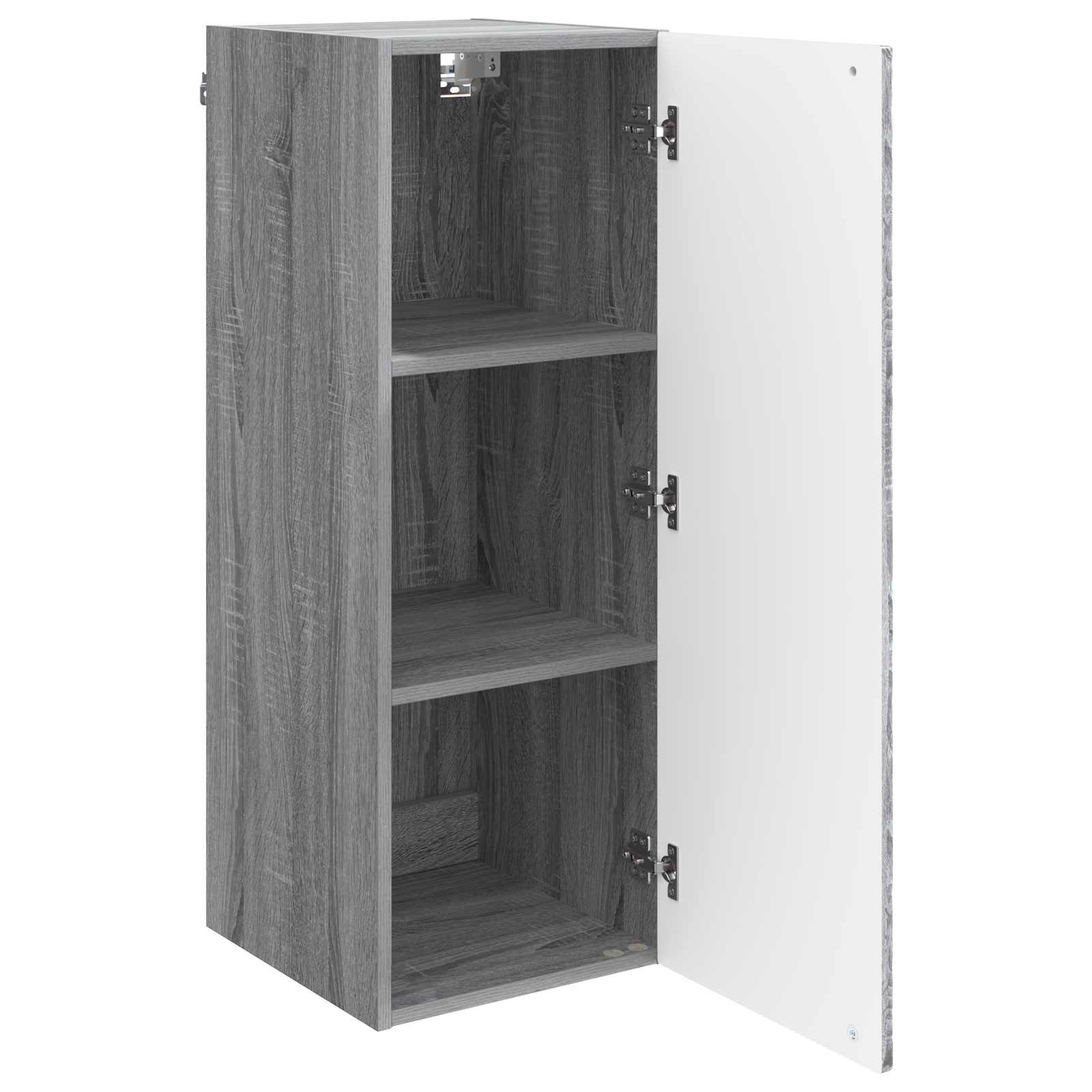 vidaXL Wall-Mounted Cabinet 33 x 34.5 x 90 cm Engineered Wood 3