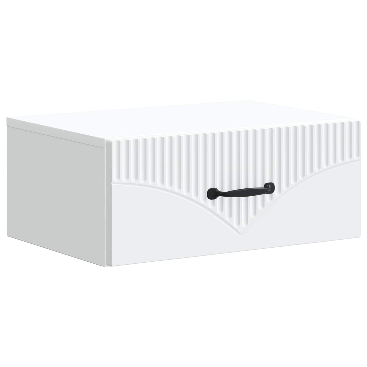vidaXL Wall-Mounted Bedside Cabinet 2 pcs White 49 x 34.5 x 20 cm 5