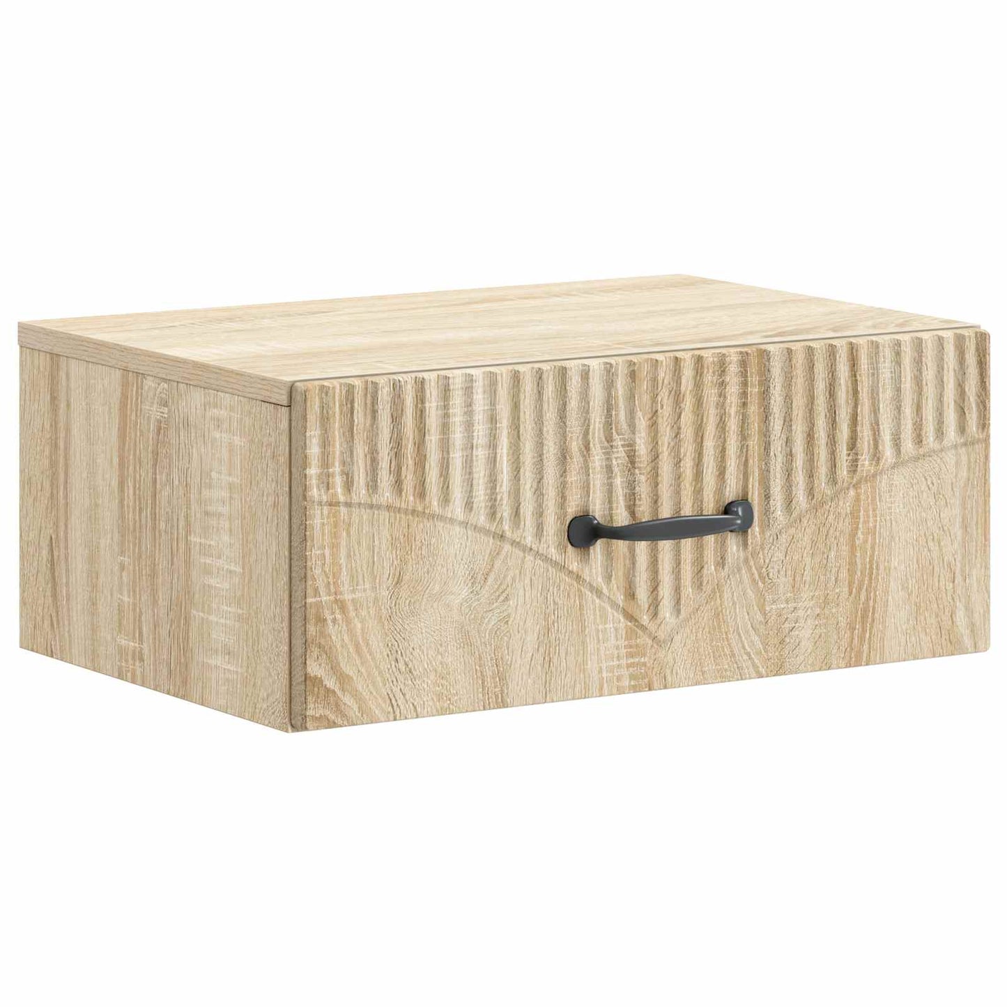 vidaXL Wall-Mounted Bedside Cabinet 2 pcs Sonoma Oak 49 x 34.5 x 20 cm 5