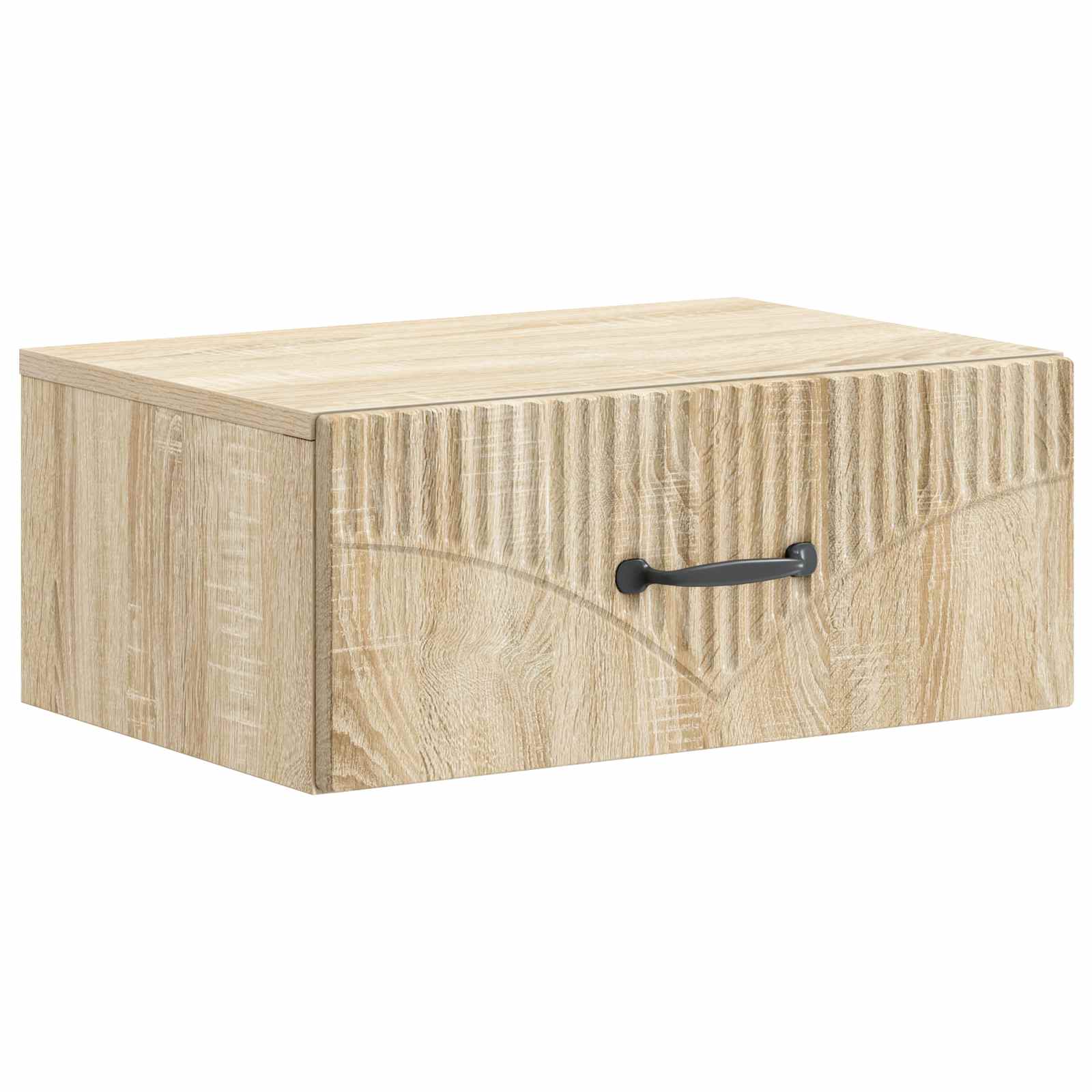 vidaXL Wall-Mounted Bedside Cabinet 2 pcs Sonoma Oak 49 x 34.5 x 20 cm 5