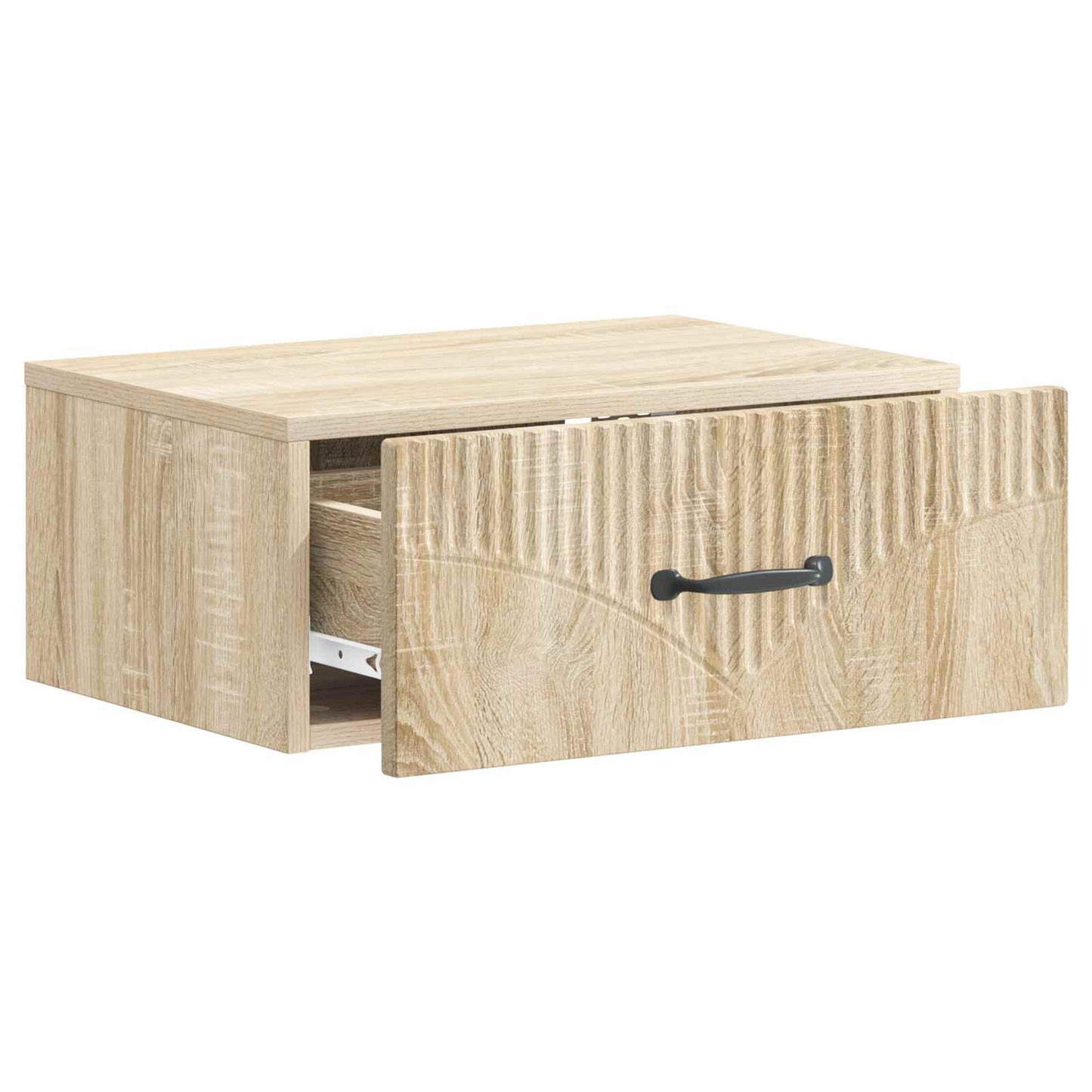 vidaXL Wall-Mounted Bedside Cabinet 2 pcs Sonoma Oak 49 x 34.5 x 20 cm 6