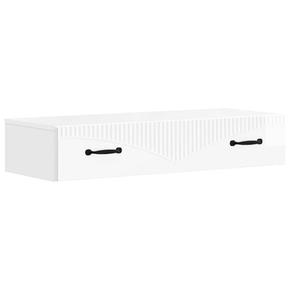 vidaXL Wall-Mounted Side Table 87.5 x 34.5 x 17 cm Engineered Wood 2