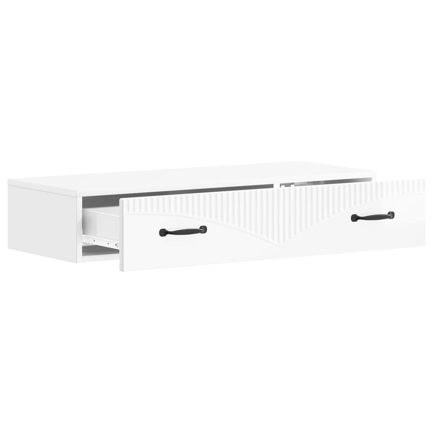 vidaXL Wall-Mounted Side Table 87.5 x 34.5 x 17 cm Engineered Wood 4
