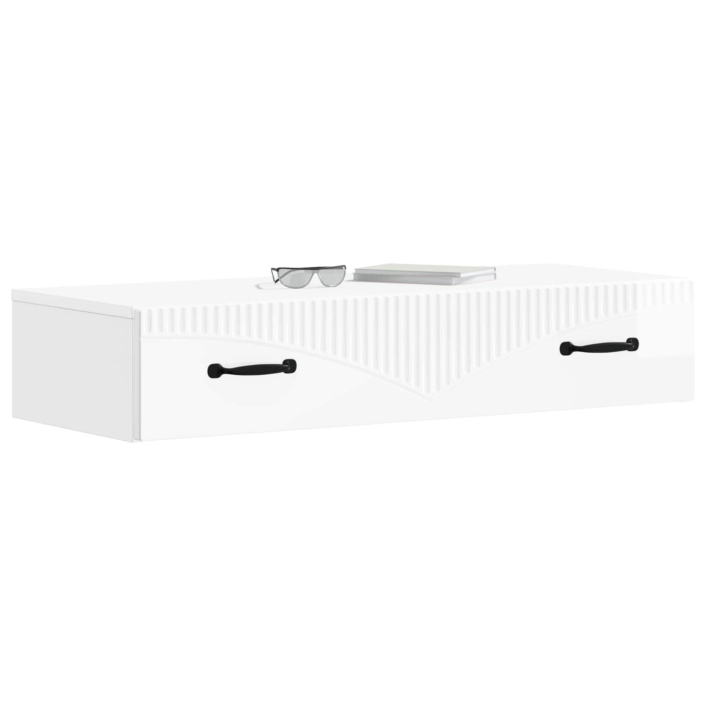 vidaXL Wall-Mounted Side Table 87.5 x 34.5 x 17 cm Engineered Wood 3