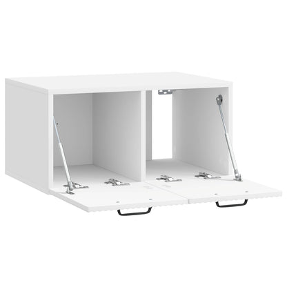 vidaXL Wall-Mounted TV Cabinet High Gloss White 59.5 x 41 x 30 cm 5
