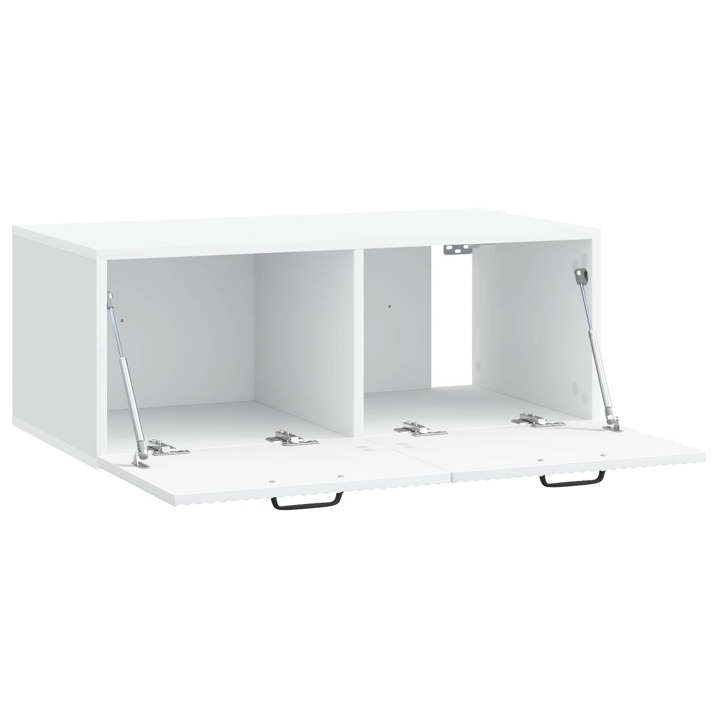 vidaXL Wall-Mounted TV Cabinet White 78.5 x 41 x 30 cm Engineered Wood 5