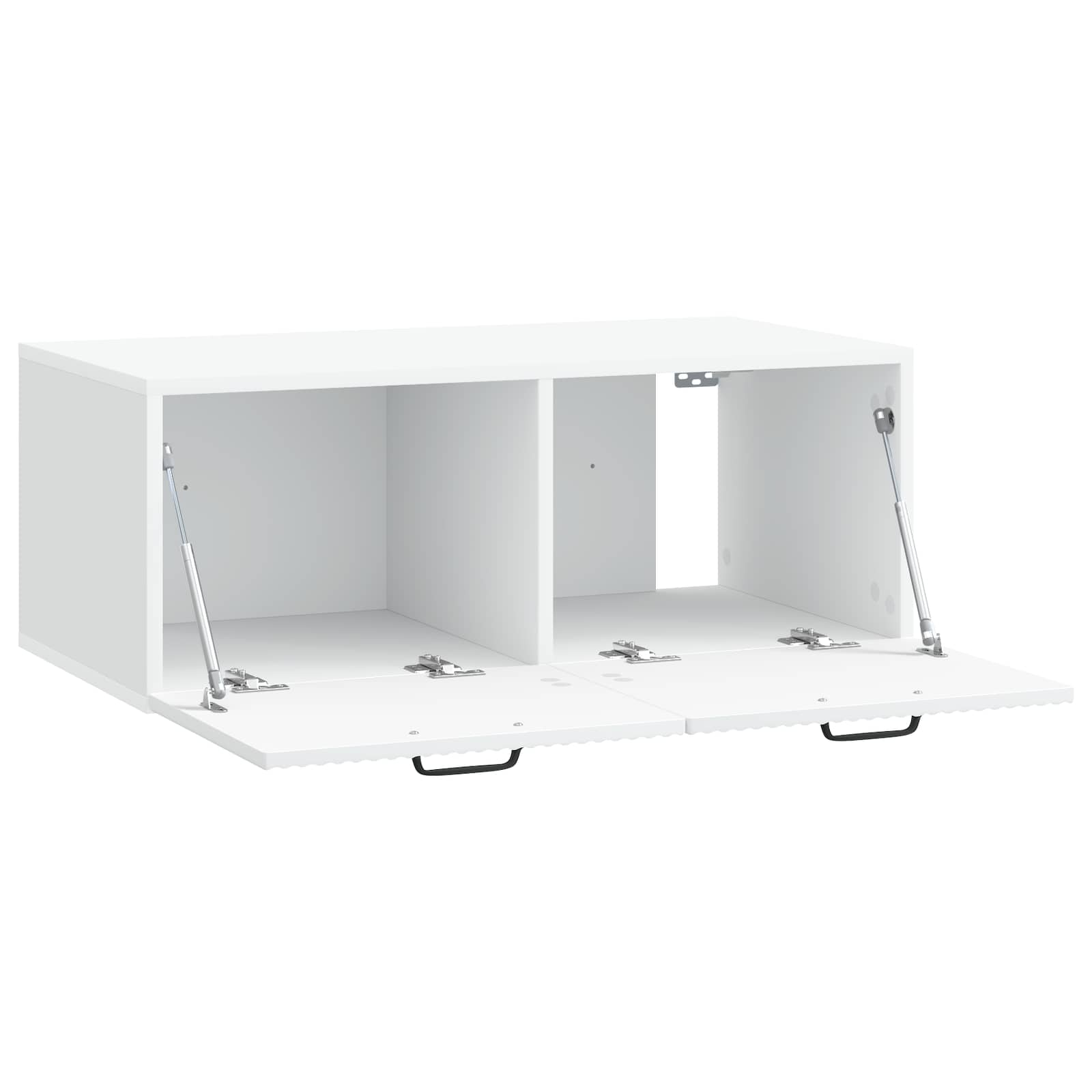 vidaXL Wall-Mounted TV Cabinet White 78.5 x 41 x 30 cm Engineered Wood 5