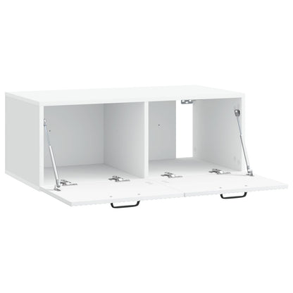 vidaXL Wall-Mounted TV Cabinet White 78.5 x 41 x 30 cm Engineered Wood 5