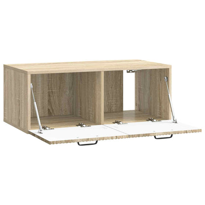 vidaXL Wall-Mounted TV Cabinet Sonoma Oak 78.5 x 41 x 30 cm 5