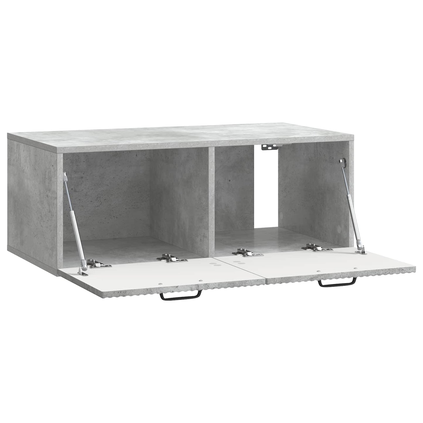 vidaXL Wall-Mounted TV Cabinet Concrete Grey 78.5 x 41 x 30 cm 5