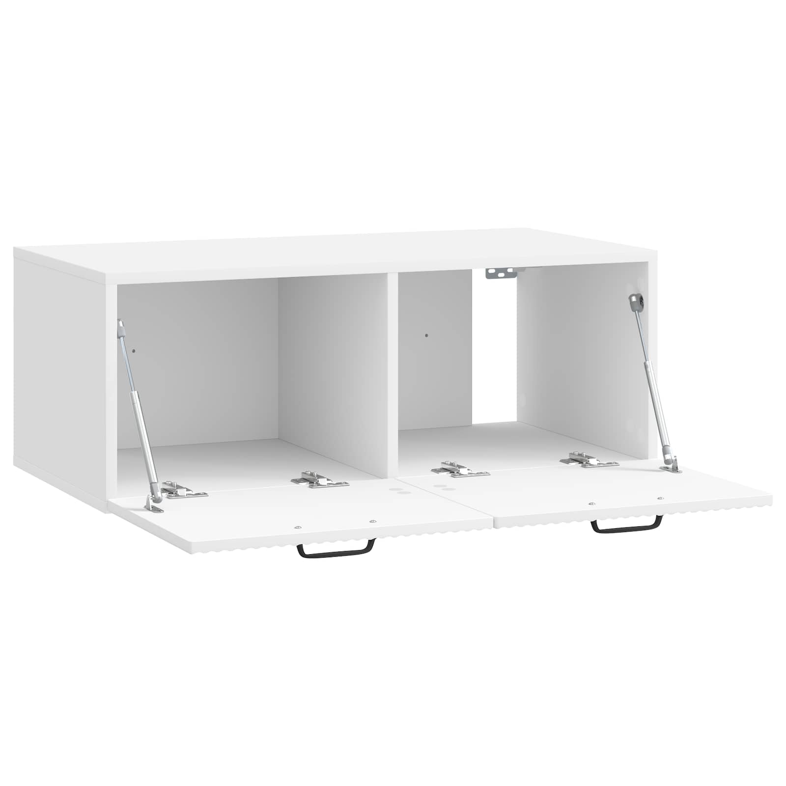 vidaXL Wall-Mounted TV Cabinet High Gloss White 78.5 x 41 x 30 cm 5