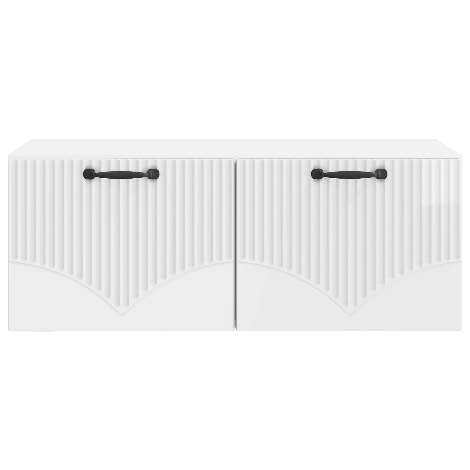 vidaXL Wall-Mounted TV Cabinet High Gloss White 78.5 x 41 x 30 cm 6