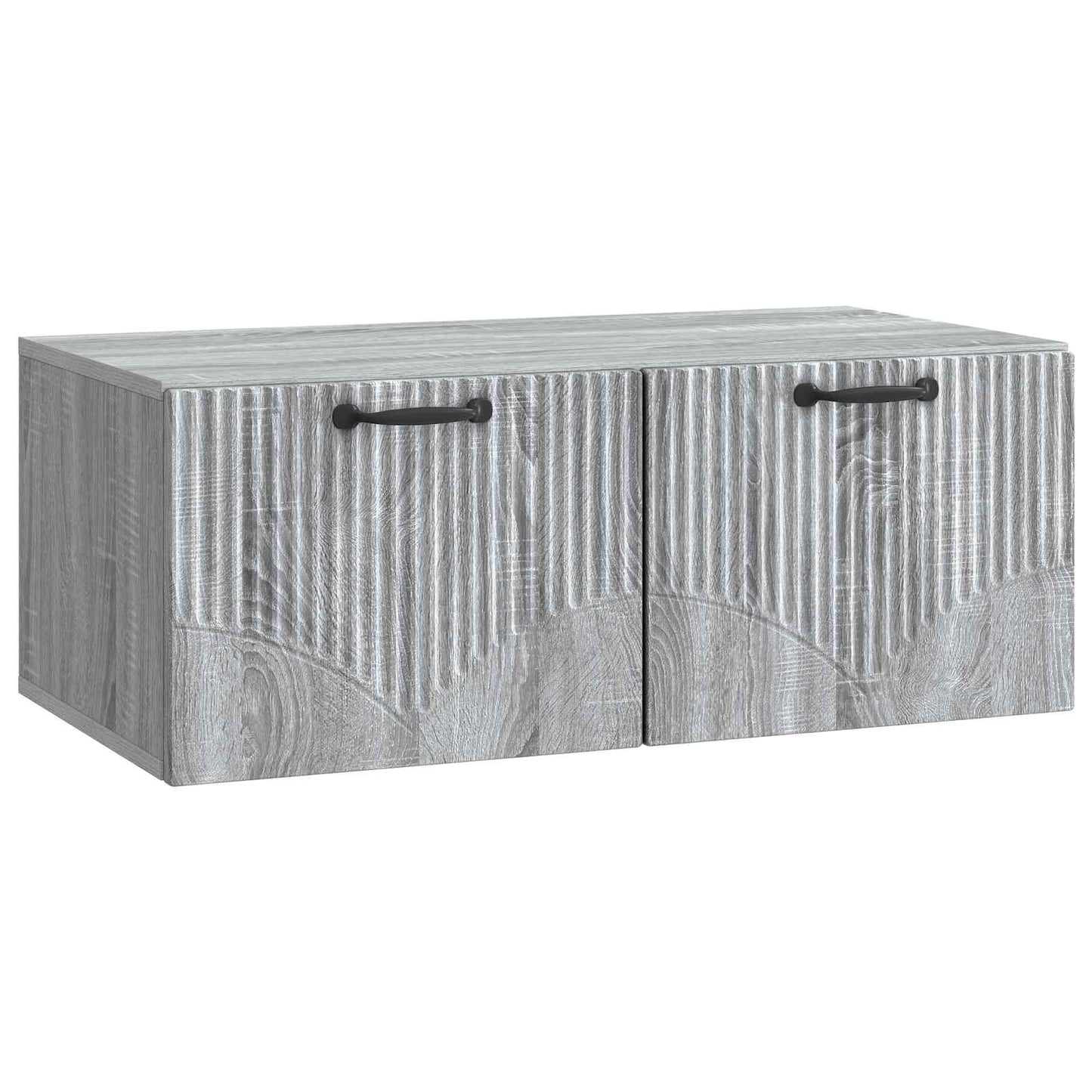 vidaXL Wall-Mounted TV Cabinet Grey Sonoma 78.5 x 41 x 30 cm 2