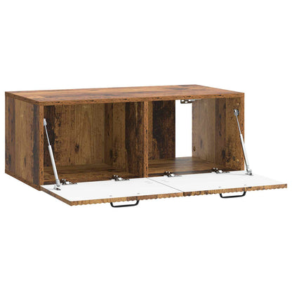 vidaXL Wall-Mounted TV Cabinet Old Wood 78.5 x 41 x 30 cm 5