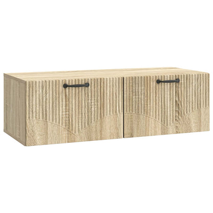 vidaXL Wall-Mounted TV Cabinet Sonoma Oak 98 x 41 x 30 cm 2