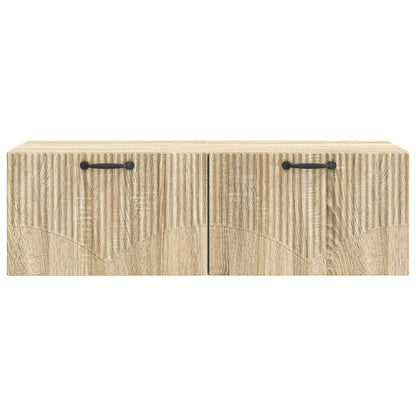 vidaXL Wall-Mounted TV Cabinet Sonoma Oak 98 x 41 x 30 cm 6