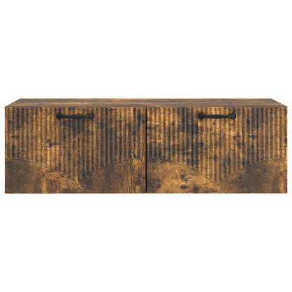 vidaXL Wall-Mounted TV Cabinet Smoked Oak 98 x 41 x 30 cm 6