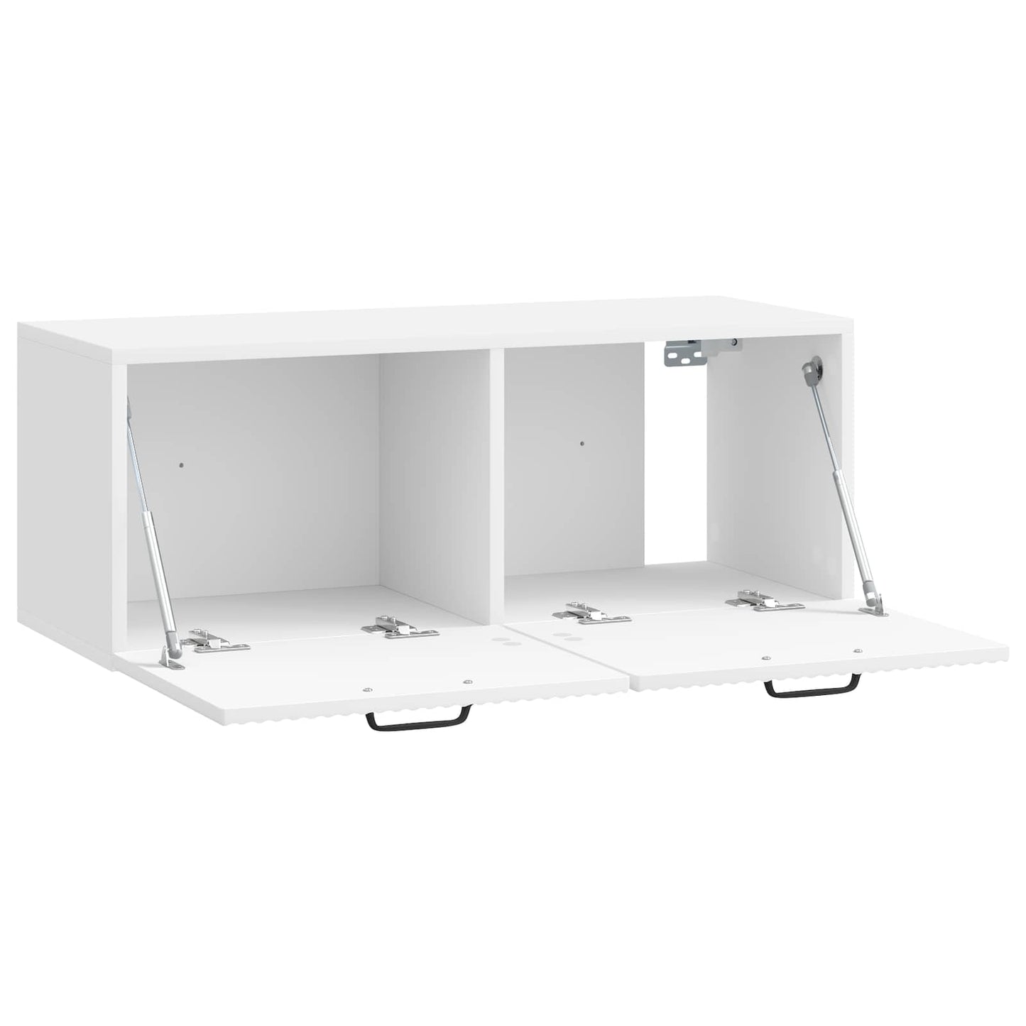 vidaXL Wall-Mounted TV Cabinet High Gloss White 78.5 x 31 x 30 cm 5