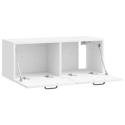 vidaXL Wall-Mounted TV Cabinet High Gloss White 78.5 x 31 x 30 cm 5
