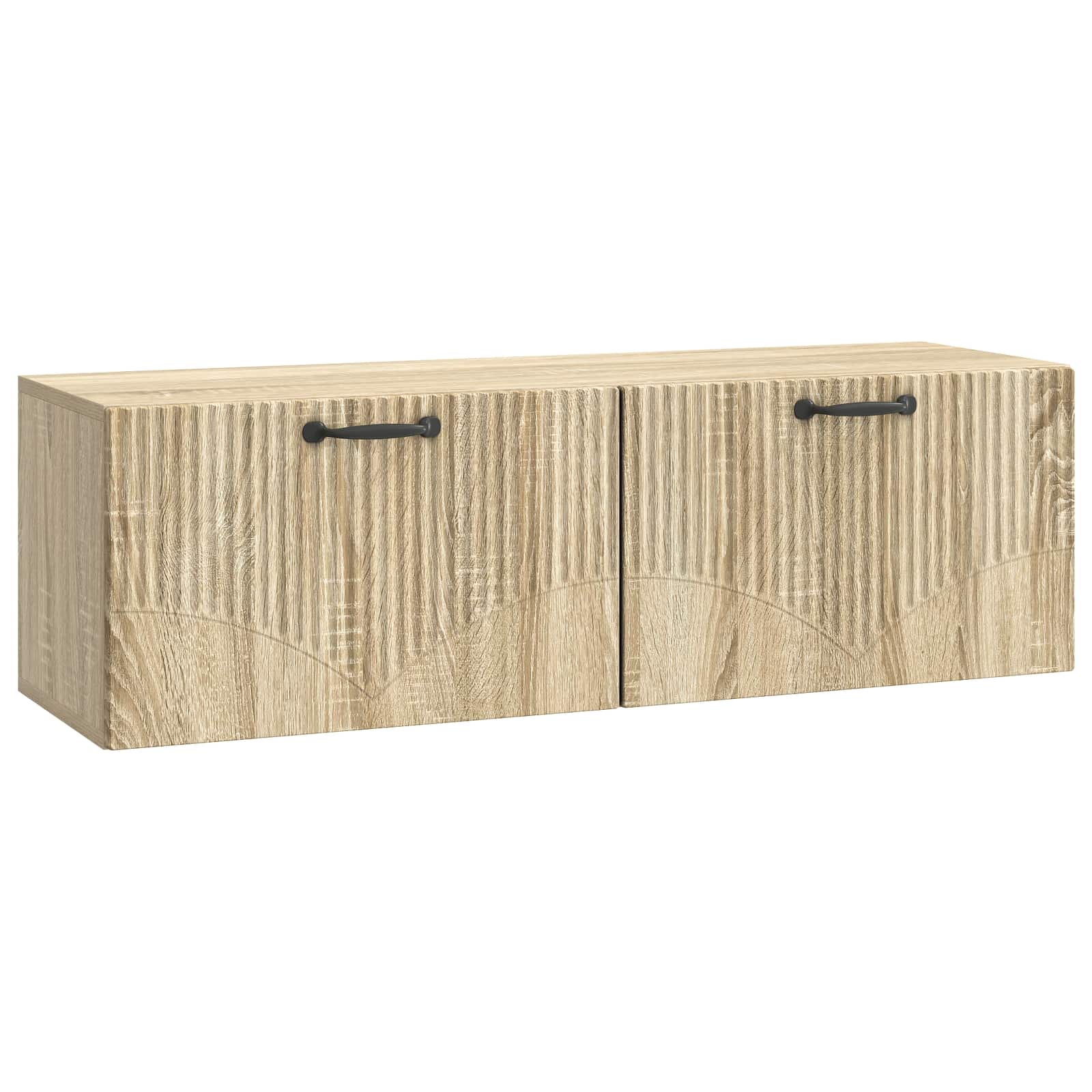 vidaXL Wall-Mounted TV Cabinet Sonoma Oak 98 x 31 x 30 cm 2