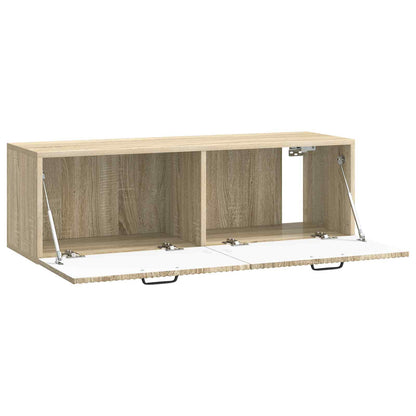 vidaXL Wall-Mounted TV Cabinet Sonoma Oak 98 x 31 x 30 cm 5