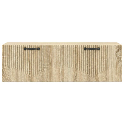 vidaXL Wall-Mounted TV Cabinet Sonoma Oak 98 x 31 x 30 cm 6