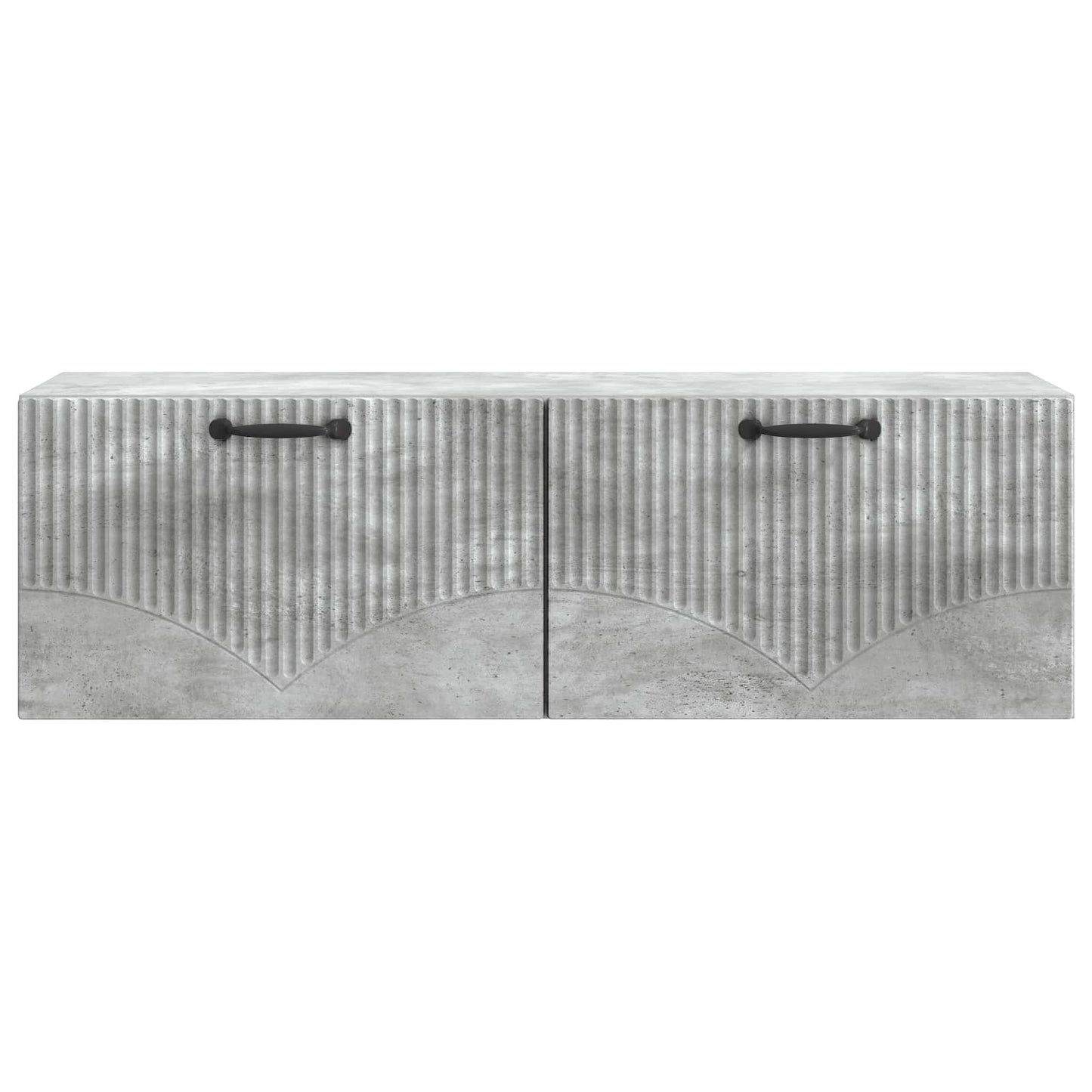 vidaXL Wall-Mounted TV Cabinet Concrete Grey 98 x 31 x 30 cm 6
