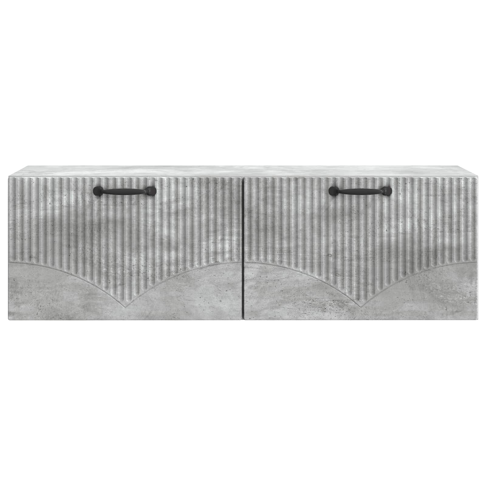 vidaXL Wall-Mounted TV Cabinet Concrete Grey 98 x 31 x 30 cm 6