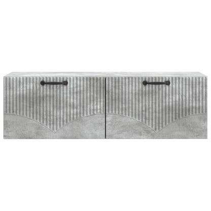vidaXL Wall-Mounted TV Cabinet Concrete Grey 98 x 31 x 30 cm 6