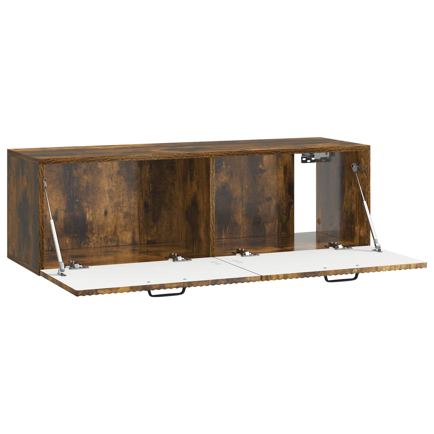 vidaXL Wall-Mounted TV Cabinet Smoked Oak 98 x 31 x 30 cm 5