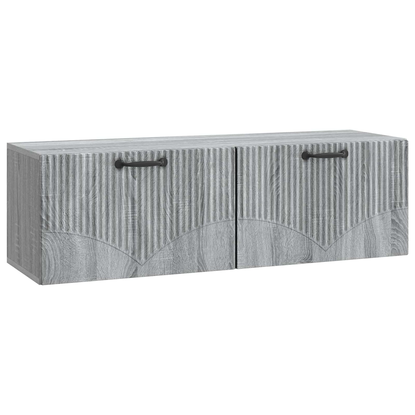 vidaXL Wall-Mounted TV Cabinet Grey Sonoma 98 x 31 x 30 cm 2