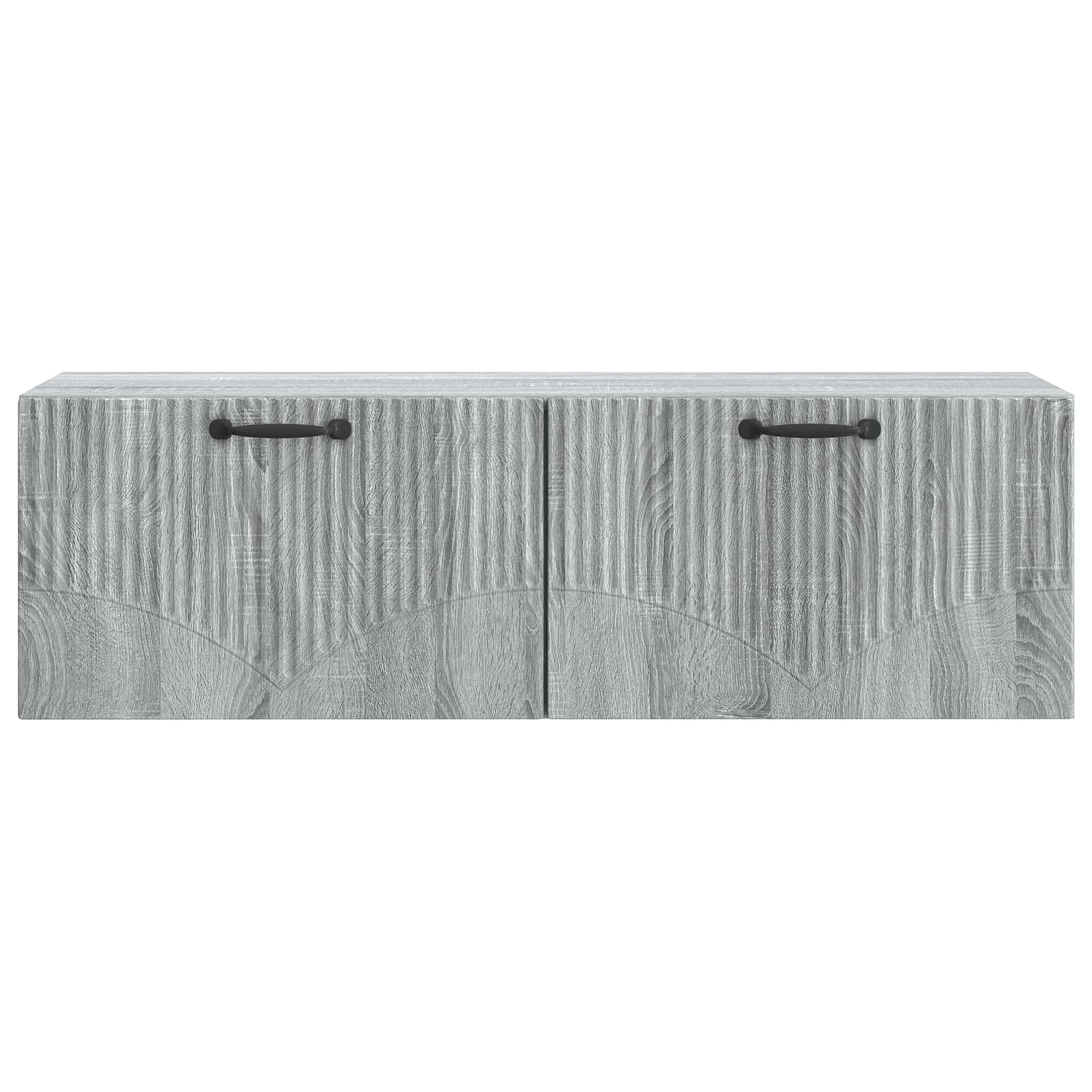 vidaXL Wall-Mounted TV Cabinet Grey Sonoma 98 x 31 x 30 cm 6